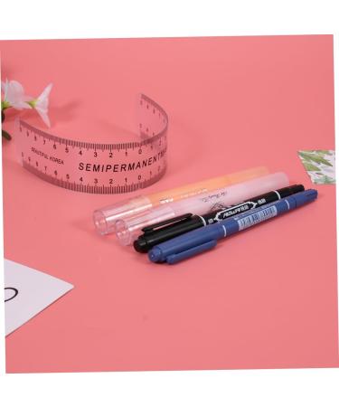 Mikinona Eyebrow Pencil Eyebrow Pen Eyebrow Microblading Kit Eyebow Kit Set Disposable Tool Disposable Eyebrow Ruler medium As Shown - Buy Online on GoSupps.com