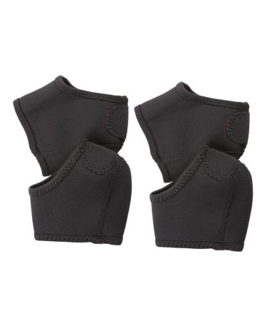 Didiseaon 2 Pairs Heel Protector Damping Heel Pad Men and Women Cloth