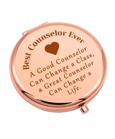 Counselor Gifts for Women Thank You Gift for Counselor Compact Makeup Mirror School Counselor Gift Ideas Counselor Appreciation Gifts Folding Makeup Mirror Graduation Retirement Gifts