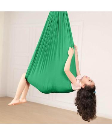 Children's Sensory Full Body Socks for Autism | Stretchy Breathable Body Sox for Stress Reduction | 280x100cm Dark Green - Buy Online on GoSupps.com