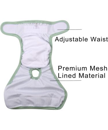 Joydaog Reusable Diapers for Small Dogs | Premium Belly Wrap Size XS | 4 Bright Colors | Pack of 4 - Perfect for Bitches - Buy Online on GoSupps.com