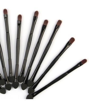 Tosssper 10-Piece Makeup Brush Set - Dual-Ended Eyeshadow Applicators & Beauty Tools for Perfect Eyelashes | International Shipping Available - Buy Online on GoSupps.com