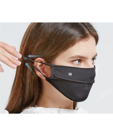 NAERTFD Summer Lady's Full Face Sun Protection Mask - Breathable Ice Sile Veil for Outdoor Sports | Lightweight Yellow - Buy Online on GoSupps.com