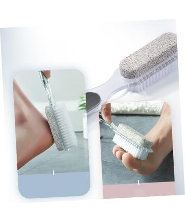 minkissy 4 1 Feet Scrubber Dead Skin Metal Scraper Nail Scraper Foot Pumice Stone Heel Pumice Stones Metal Scrubber Pumice Stone for Feet Stain Removal Fingernail Kit Bristles Smooth - Buy Online on GoSupps.com