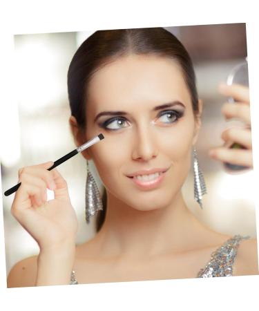 FOMIYES 24 Pcs Flat Eyebrow Brush Flat Brush Makeup Brush Eyeliner Brush Eye Liner Brush Make up Tool E20 - Buy Online on GoSupps.com