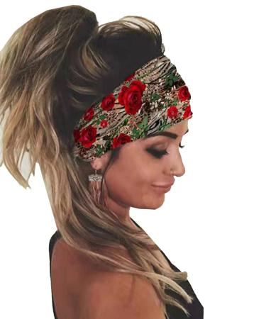 K-Elewon 3 Pack Wide Elastic Headband for Women - Perfect for Sports, Yoga, and Everyday Wear - Buy Online on GoSupps.com