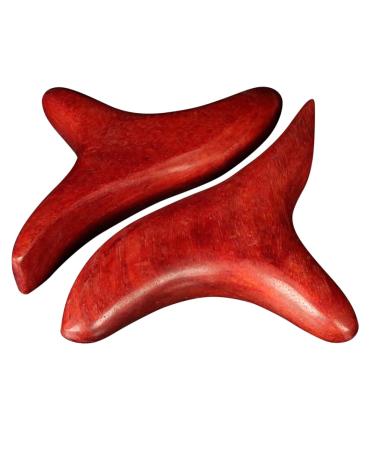 Coheali Thai Massage Tool Thai Massage 2pcs Thai Wood massage sticks Hand Fu Massage Tool output Massage Tool Full Symphetand Massage Bone Massage Bones
