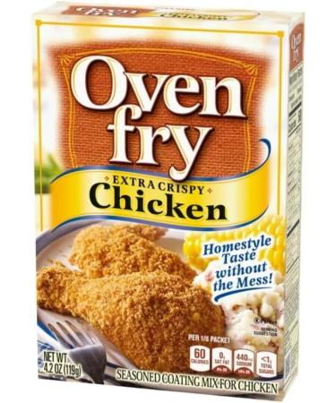 Kraft Oven Fry Extra Crispy Chicken Coating Mix 4.2 oz | Easy Preparation | Adds Extra Crunch to your Chicken | Kosher Certified | 2 Pack - Buy Online on GoSupps.com