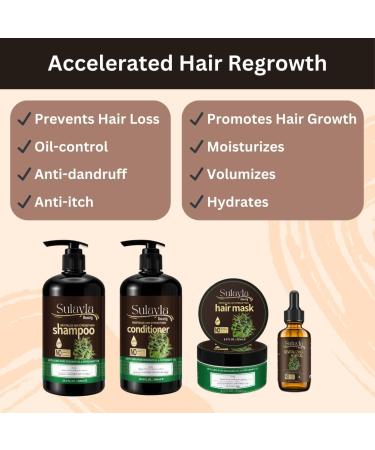 Sulayla Beauty Revitalizing Hair Oil -100% Pure and Natural for Silkier stronger Hair - Contains Rosemary and Peppermint Oil - 30ml. - Buy Online on GoSupps.com