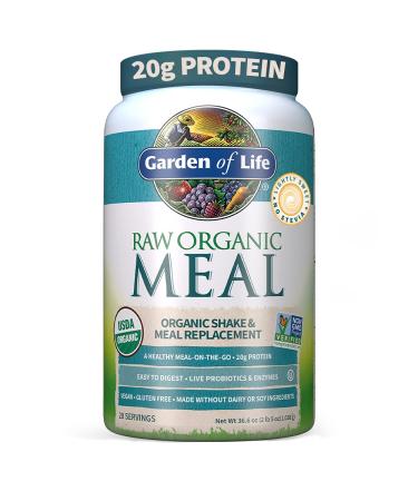 Garden of Life RAW Organic Meal Shake & Meal Replacement 36.6 oz (1038 g) - Buy Online on GoSupps.com