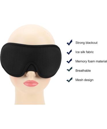 3D Contoured Cup Sleeping Mask Light Blocking Eye Cover for Side Sleeper Memory Foam Breathable Mesh Sleep Mask Lightweight Eye Shade for Travel Meditation (-1411240053711) Xiuganpofokxdegycg-11 - Buy Online on GoSupps.com