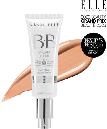 Marcelle CC Cream SPF 35 Medium Complete Correction & BB Cream Beauty Balm Light to Medium Medium CC Cream + BB Cream - Buy Online on GoSupps.com