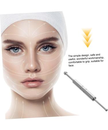 BeatifuFu Stainless Steel Face Reflex Zone Massage Device | Reusable Manual Acupuncture Rod for Facial Wellness - Buy Online on GoSupps.com