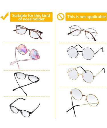 OPUGIT Eyeglass Nose Pads Adhesive Anti Slip Eyeglasses Nose Grips with Airbag 3.2mm Thickness for Eyeglasses Sunglasses Reading Glasses 5 Pairs White White 5 Pairs - Buy Online on GoSupps.com