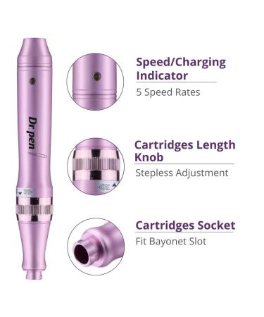 Dr. Pen Ultima M7 Professional Kit - Wireless Derma Pen Set - Skin Care Tool with 12pin, 36pin, and Round Nano Cartridges - Buy Online on GoSupps.com
