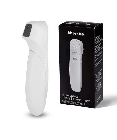 Kinbontop No-Touch Infrared Thermometer - LCD Screen, Memory Recall, Fever Alarm - Handheld Design for Adults, Children, Infants - Buy Online on GoSupps.com