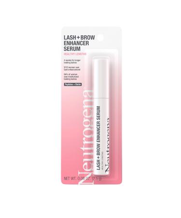 Neutrogena Healthy Lash + Brow Enhancer Serum Formulated with Biotin & Peptides; Nourishing & Conditioning Serum to Enhance the Look of Lashes & Eyebrows, 0.08 oz - Buy Online on GoSupps.com