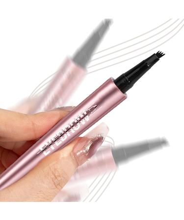 Eyebrow Pen Eye Brow Pencils for Women with 4-Fork-Tip Create Natural Hair-Like Brows Microblading Eyebrow Pen (01) - Buy Online on GoSupps.com