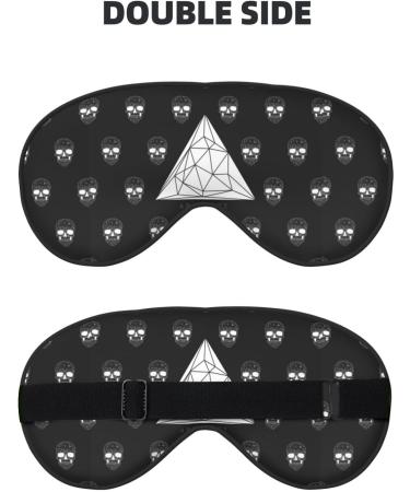 Buy Polygonal Modern Crystal Skull Sleep Mask - Adjustable Double-Sided Soft Eye Covers for Perfect Sleep & Reduced Eye Edema | International Shipping - Buy Online on GoSupps.com