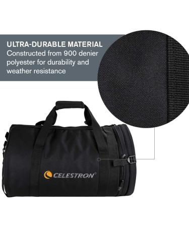 Celestron  8 Telescope Optical Tube Bag  Custom Carrying Case Fits Schmidt-Cassegrain and EdgeHD  Ultra-durable Protective Walls  Padded Straps for Easy Carry Padded Soft Case - 8" OTAs Tube Bag - Buy Online on GoSupps.com