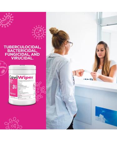 CaviWipes 160ct - Disposable Germicidal Cleaner & Healthcare Disinfecting Wipes - Buy Online on GoSupps.com
