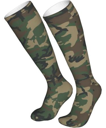 Woodland Universal Camo Compression Socks for Men & Women | 15-20 mmHg Support for Running & Cycling | Best Circulation Boost | Size: 10463 - Buy Online on GoSupps.com