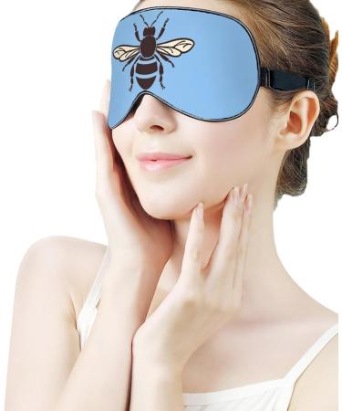 Buy Bee Sleep Mask - Ultralight Block Out Light Eye Mask for Comfortable Sleep | Travel-Friendly for Men & Women - Buy Online on GoSupps.com