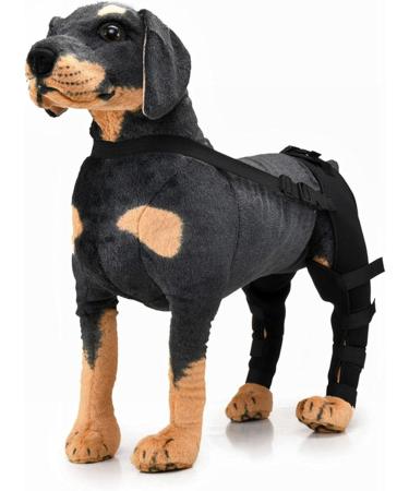 Dog Knee Brace Pet Dog Hind Leg Brace Support Belt Pet Dog Double Hind Leg Brace Support Belt for Heals Prevents Injuries Sprains Protects Wounds. C Medium - Buy Online on GoSupps.com