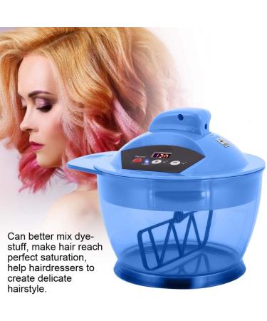 Electric Hair Coloring Bowl - Automatic Mixer Blender for Hair Dye Cream - Blue - Buy Online on GoSupps.com