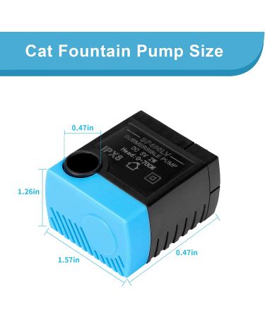 VinDox SP-400LV USB Replacement Pump for Pet Drinking Fountains - Compatible with PetSafe Drinkwell Ceramic, Stainless Steel, and 360 Dispensers - Buy Online on GoSupps.com