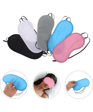 Lot de 20 Masques de Sommeil Occultants Bandeau Ajustable Tissu Doux et Respirant Multi-couleurs pour Siestes Voyage et Relaxation - Buy Online on GoSupps.com