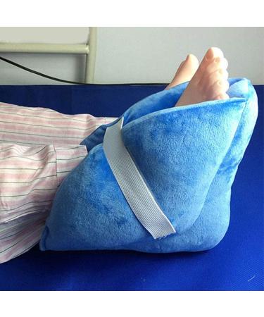 Fanwer Heel Protectors for Pressure Sores - Foot Support Pillow for Pain Relief - Bedsores, Pressure Ulcers, Plantar Fasciitis - 1 Pc, Blue - Buy Online on GoSupps.com