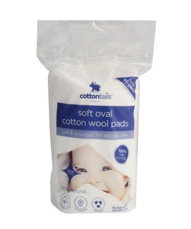Cottontails cotton pads oval 60 x 12 packs