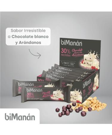  BiMan n biMan n beFIT White Chocolate Cranberry Protein Bar for Toning Your Muscle Mass - Display 20 Pieces - Buy Online on GoSupps.com