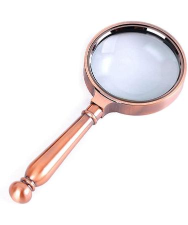 Professional Handheld Magnifier Handle Magnifier Reading for Reading Book Inspection Coins Rocks Map Full of Stars