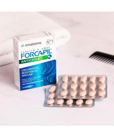Arkopharma Forcapil Antica da - Pack 3 Meses Crecimiento y Resistencia con Biotina | Complemento Alimenticio - 90 Unidades - Buy Online on GoSupps.com