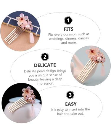 POPETPOP 1pc Hair Comb Hair Accessories Retro Hair Comb Bridal Hair Comb Pearl Hair Comb Wedding Bride Hair Comb Vintage Hair Comb Hair Comb for Women Wedding Hair Comb Hair Comb for Bride - Buy Online on GoSupps.com