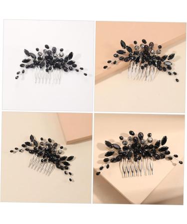 MAGICLULU Bridal Hair Side Comb Side Hair Combs Wedding Hair Comb Hair Pins Gold Hair Clips Wedding Rhinestone Hair Comb Bride Hair Accessories for Women Bridal Hair Comb The Flowers Hairpin - Buy Online on GoSupps.com