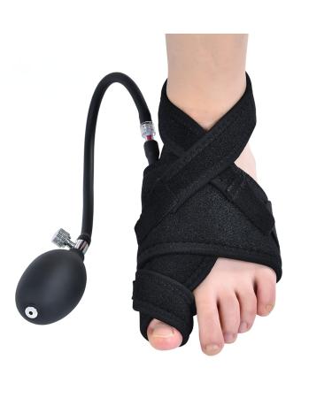 Sports Laboratory Set for Hallux Valgus Correction Bunion Corrector and Toe Straightener & Adjustable Orthopedic Pneumatic Bunion Splints Relief (Left)