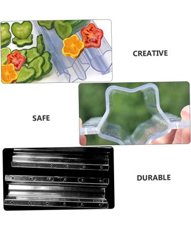 6 pcs Tool Grow Star Vegetable Molds Shape Vegetables Supplies Cake Modeling Moulds Garden Plastic As Shownx3pcs 20x4cmx3pcs - Buy Online on GoSupps.com