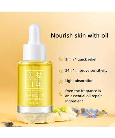 1/2/3PCS Korean Condensing Orchid Essential Oil Whitening And Freckle Removing Essence Orchid Facial Oil Dark Spot Corrector Serum For Face & Body All Skin (2PCS) - Buy Online on GoSupps.com