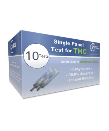 Marijuana THC Single Panel Drug Test. FDA Cleared Highest Cut Off Level 50 NG/ML 10pack