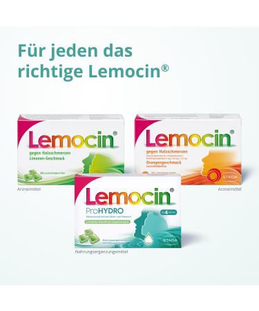 Lemocin Prohydro Limetable Tablets - Menthol Throat Relief for Adults & Kids (4+) | Vitamin C Biotin & Marshmallow Extract - 50 Pieces - Buy Online on GoSupps.com
