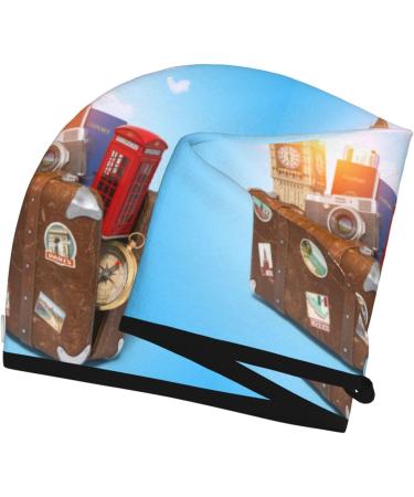 Hair Towel Wrap - Quick-Dry Hair Turban with Button | Perfect for Your Trip to London - Buy Online on GoSupps.com