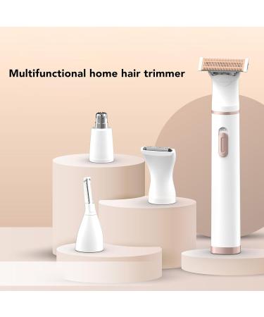 Women's 4-in-1 Hair Remover Trimmer | Washable Facial Eyebrow Nose Armpit & Bikini Care Tool - Buy Online on GoSupps.com