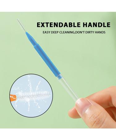50-Part Interdental Brushes Set | Mini Tooth-Floss Picks & Braces Toothbrush | Colorful Dental Care Tools for Optimal Oral Hygiene - Buy Online on GoSupps.com