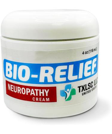 TXLSC LLC BIO RELIEF Neuropathy Cream 4oz Made in USA