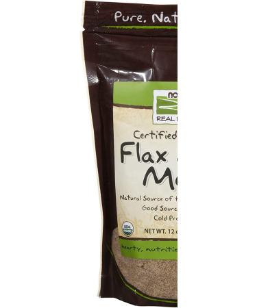 Now Foods Organic Flax Seed Meal 12 oz | Certified Real Food for Health - Buy Online on GoSupps.com