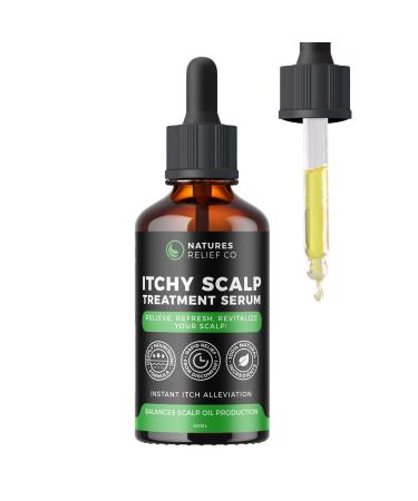 Natures Relief Co Itchy Scalp Treatment Serum | Premium Scalp Oil for Instant Itch Alleviation | Dry Scalp Treatment | 100% Natural Ingredients | Deeply Nourishing Formula | 50ml