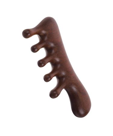 Combined sandalwood comb portable wooden ridge scalp massage comb Desiration comb portable comb wooden hair comb wooden comb wooden ridge for women's hair women's crown scalp nursing comb